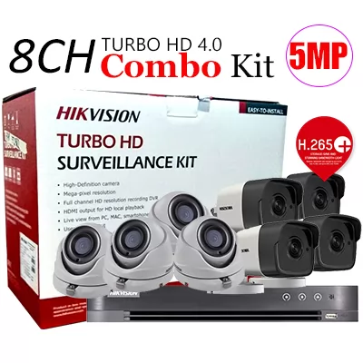 HIKVISION TVI8CH4D4B 8CH KIT 5MP