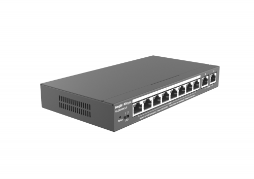 Reyee Cloud Managed Switch  RG-ES210GC-LP 10-Port Gigabit Smart POE Switch