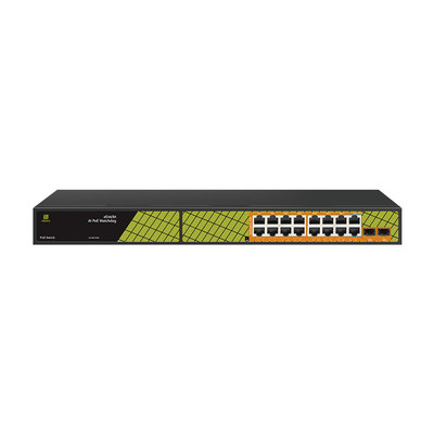 Genata GNT-P1018G6 16GE(PoE)+2SFP AI Gigabit PoE Switch