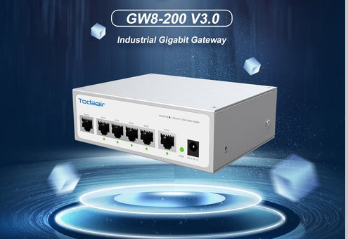 Todaair GW8-200 V3.0 Industrial Gigabit  Gateway 200users