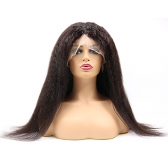 Kinky Straight Frontal Lace Wig