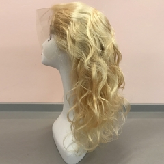 Transaprent Blonde 613 Body Wave Frontal Lace Wig