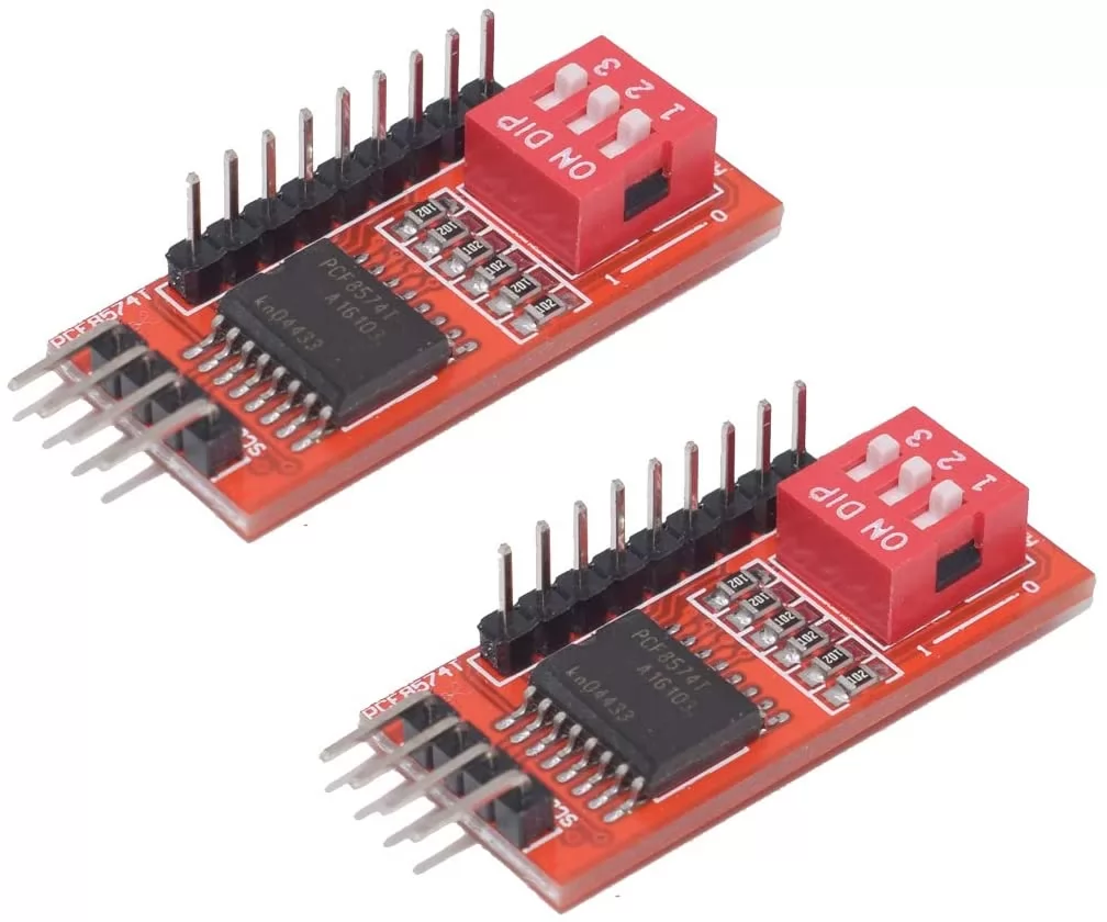 2pcs PCF8574 PCF8574T IO Expansion Board I/O Expander I2C Evaluation Develop Module for Raspberry Pi and Arduino