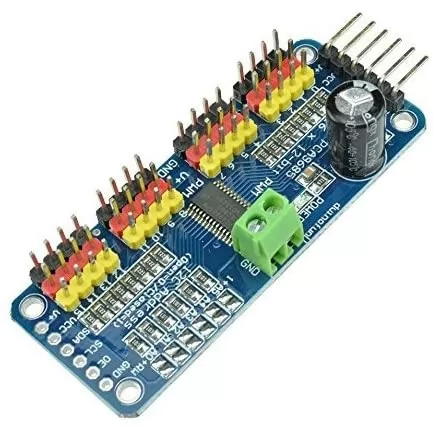 16 Channel PWM/Servo Driver IIC interface-PCA9685 for Arduino or Raspberry Pi Shield Module ServoShield