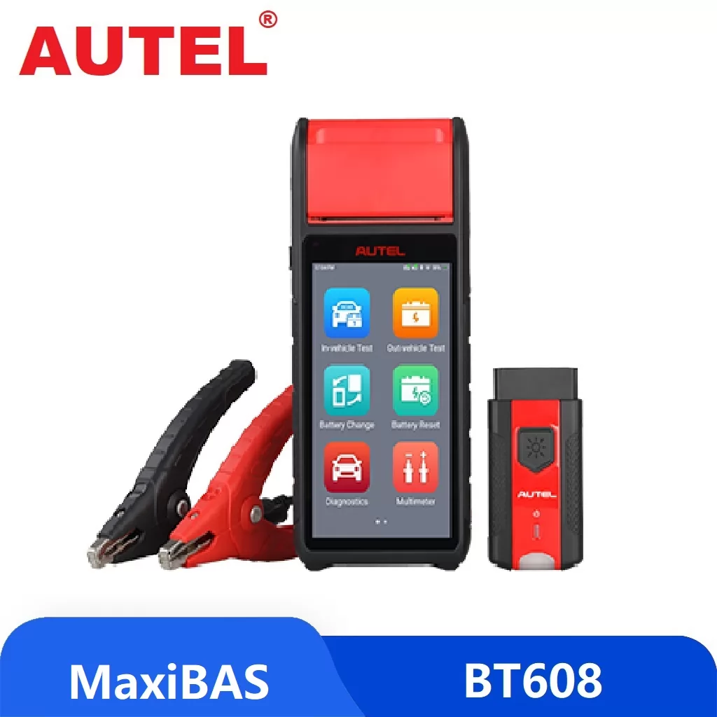 Autel newest battery tester MaxiBAS BT608 battery and electrical system tester