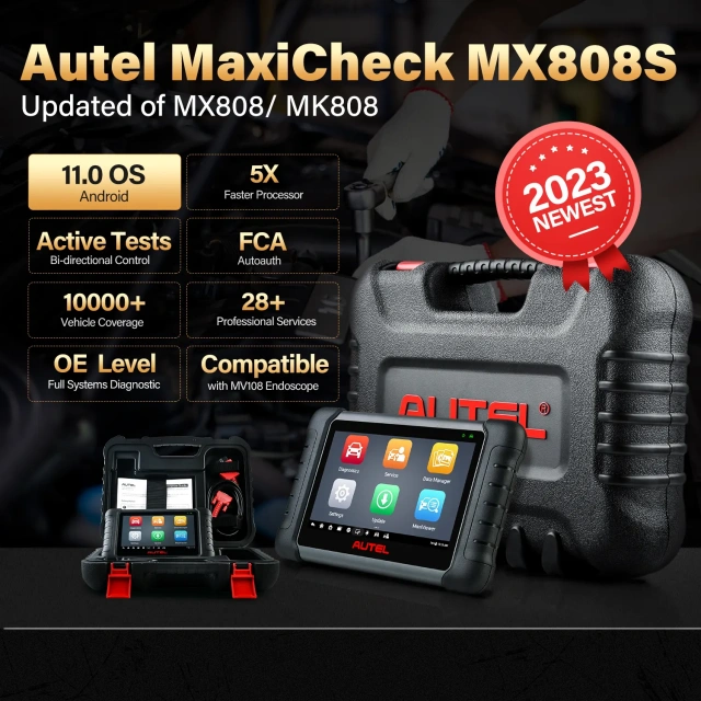 Autel Maxicheck MX808S Updated 2023 Version 5x Faster Processor Auto Scan Tool Altar Car Diagnostic Tool