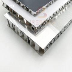 Aluminum honeycomb supports