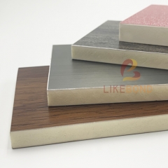 Indentation of composite sandwich panels with aluminum foam board