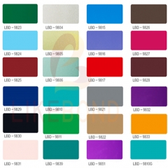 Color Catalog of Aluminum Sheet