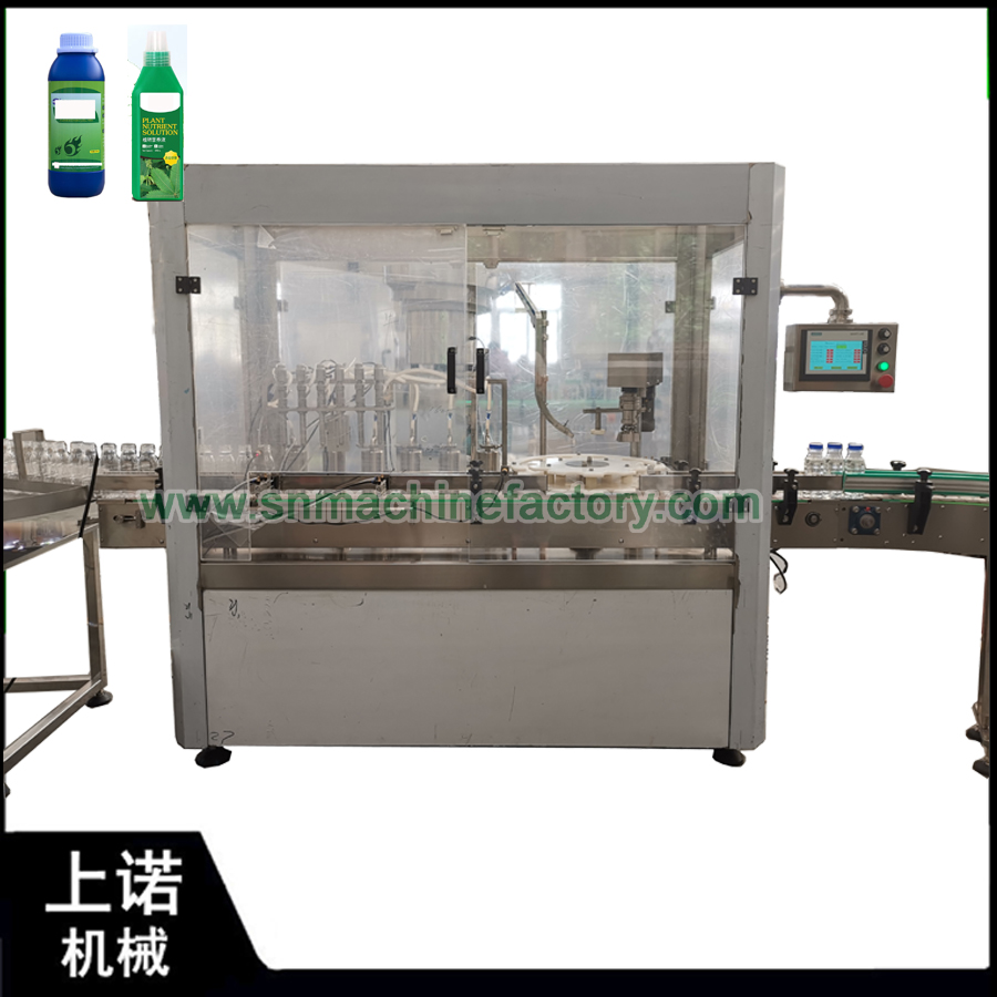 Russian purchased plant nutrient liquid filling equipment