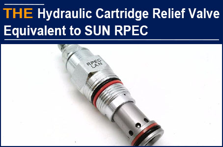 For Hydraulic Pilot-Operated, Balanced Piston Relief Valve equivalent to SUN RPEC, the customer in Turkey placed their annual order with AAK