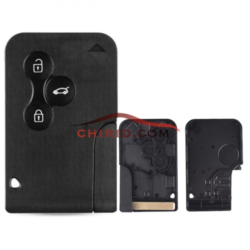 Renault Megane 3 button key blank and blade