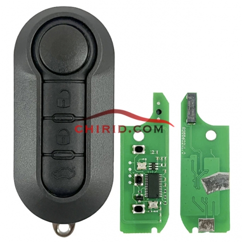 Fiat 3 buttons remote key with 4A and 433mhz