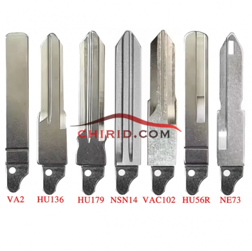 Renault key blade use for Renault-BK26A/B, total 7 types which blade you need?