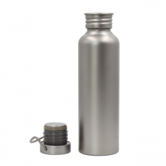 Camping Hiking Eco Friendly Drink Water Bottles Sport Travel Bike Metal Drinkware Titanium Cycling Bottle