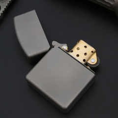 Fashionable customized black color titanium metal cigarette cigar lighter