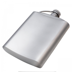 Men Whisky Flask 7oz Leak Proof wine pocket titanium hip flask with carrying handle