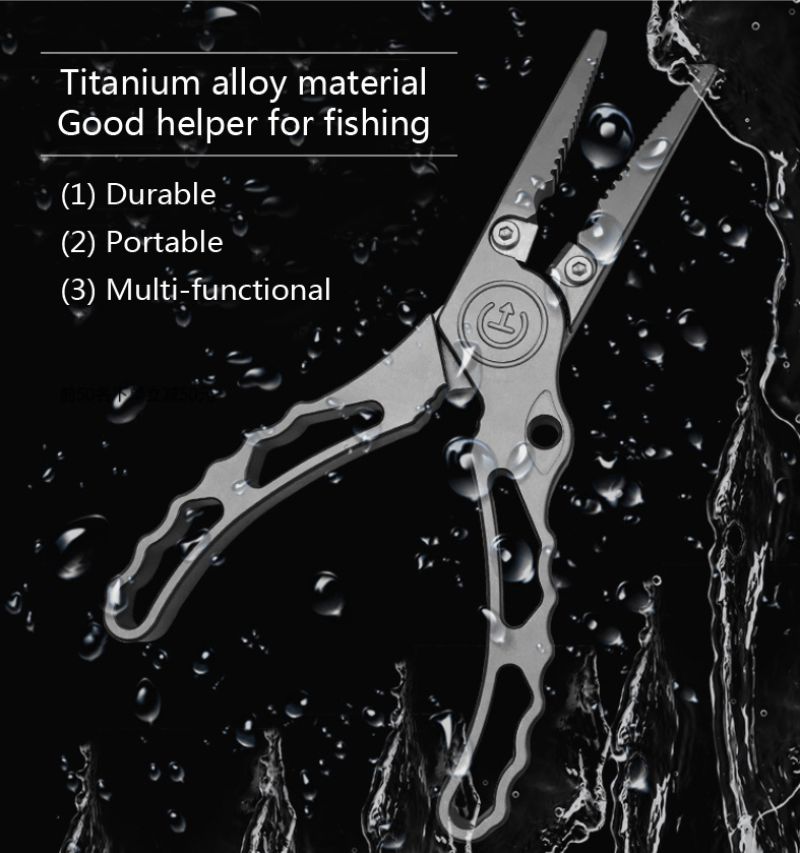 Multi-purpose Titanium Fishing Pliers