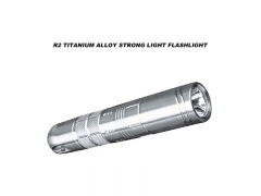 Outdoor Emergency Waterproof Titanium LED Flashlight