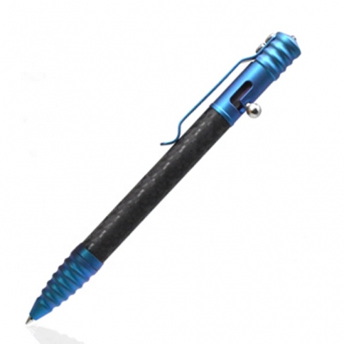 JXT High Quality Carbon Fiber Ball Pen With Gift Box And Laser Engraving Custom Logo On The Titanium Bolt Action Ball Pen