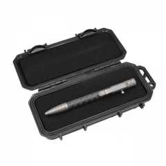 JXT High Quality Carbon Fiber Ball Pen With Gift Box And Laser Engraving Custom Logo On The Titanium Bolt Action Ball Pen
