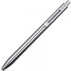 D1 Refill Click Push Retractable Gel Pens Precision Machined Writing Metal EDC Mini Click Titanium Pen