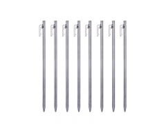 8mm Diameter Tent Nails Outdoor Accessories Titanium Camping Tent Pegs Stakes