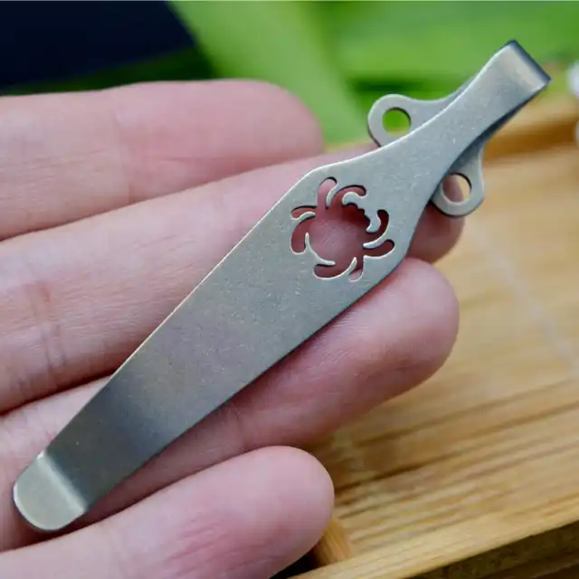 High Quality Customized Cheap EDC Titanium Pocket Belt clips Pocket Knife Clip