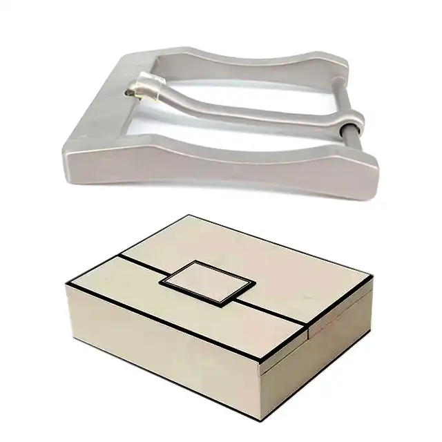 Metal Material Customized Logo & Size Fashion Durable Pure Titanium Belt Buckle Accessories