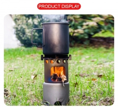 Custom Outdoor High Quality Portable Mini BBQ Titanium stove