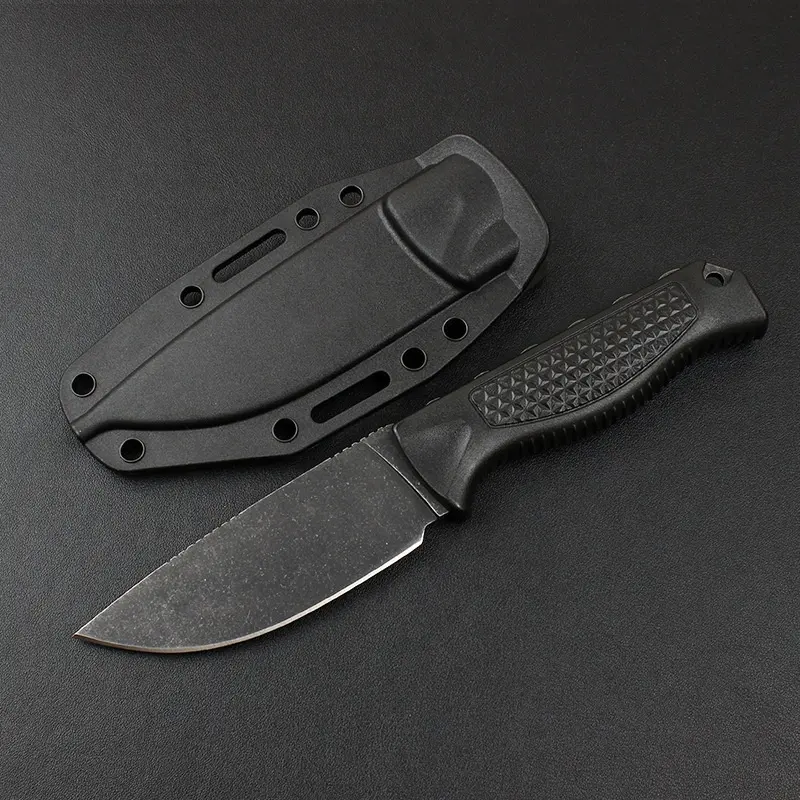 Outdoor Camping Nylon Glass Fibre Handle CPM-S30V Blade Cutter Fixed Blade Straight Knife with Sheath