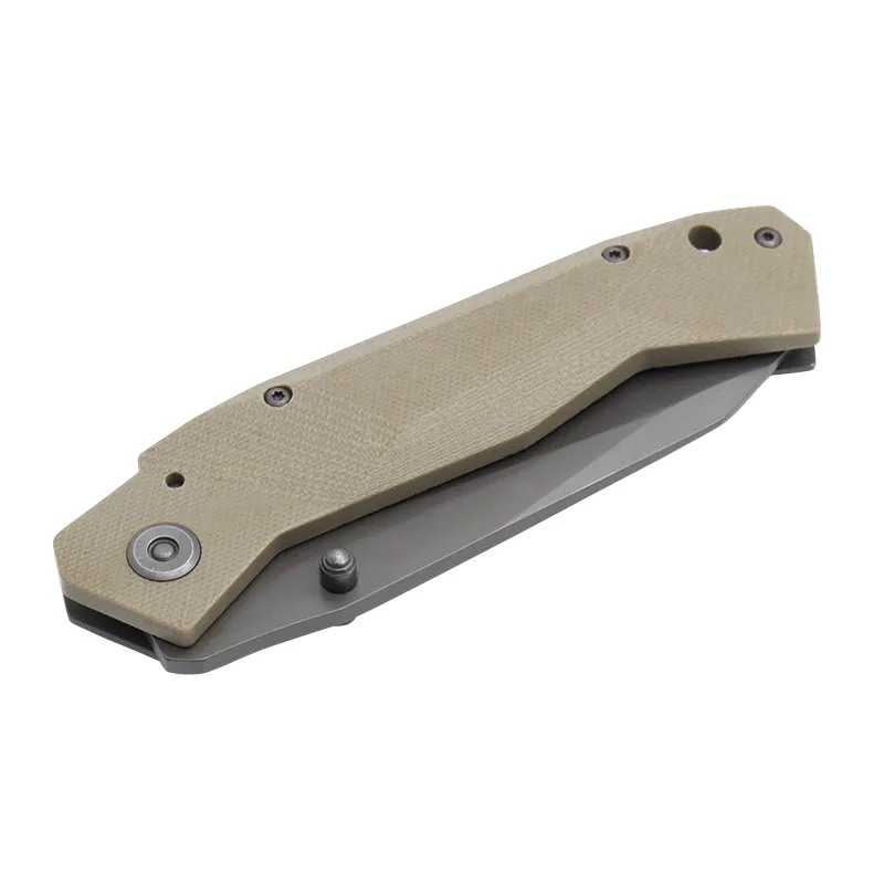 JXT High-end Material G10 Handle 8CR13MOV Outdoor Survival Tool Camping Folding Pocket Knife