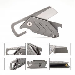 JXT High Strength High Quality Mini Size Titanium Alloy Folding Knife