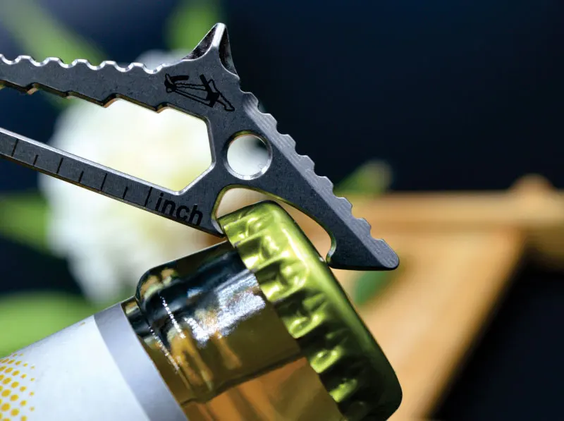 easily carry beer bottle opener edc tool titanium sharks edc screw driver carabiner