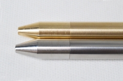 Customized Brass titanium Bolt Action Pen with Retractable Stylus Tip for Business Graduation Birthday(Original)