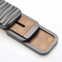 Three-Layer Magnetic Push Card Fidget Slider Metal Haptic Toy for Adults