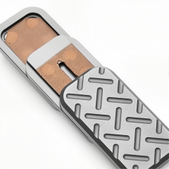 Three-Layer Magnetic Push Card Fidget Slider Metal Haptic Toy for Adults