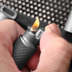 Premium EDC Titanium Lighter All-Weather Windproof for Camping & Hiking Ultimate Outdoor Tool