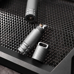 Premium EDC Titanium Lighter All-Weather Windproof for Camping & Hiking Ultimate Outdoor Tool