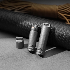 High Quality EDC Titanium Lighter Windproof and Master Lighter for Camping & Hiking