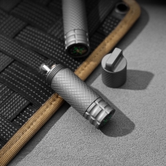 High Quality EDC Titanium Lighter Windproof and Master Lighter for Camping & Hiking