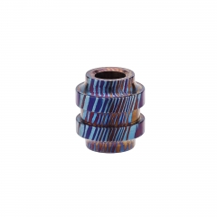 Titanium Damastic Paracord Bead EDC Lanyard Beads With Knives Zipper Pull Jewelry Parachute Cord Beads for Knuckles Bracelet