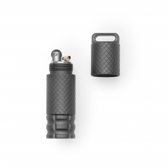 Premium EDC Titanium Lighter All-Weather Windproof for Camping & Hiking Ultimate Outdoor Tool