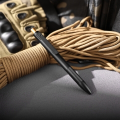 Professional Titanium Alloy Click Pen Ballpoint Pen Outdoor Survival Tools