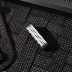 Three-Layer Magnetic Push Card Fidget Slider Metal Haptic Toy for Adults