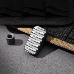 Three-Layer Magnetic Push Card Fidget Slider Metal Haptic Toy for Adults