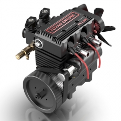 Toyan Twin-Cylinder Four-Stroke Nitro RC Engine FS-L200