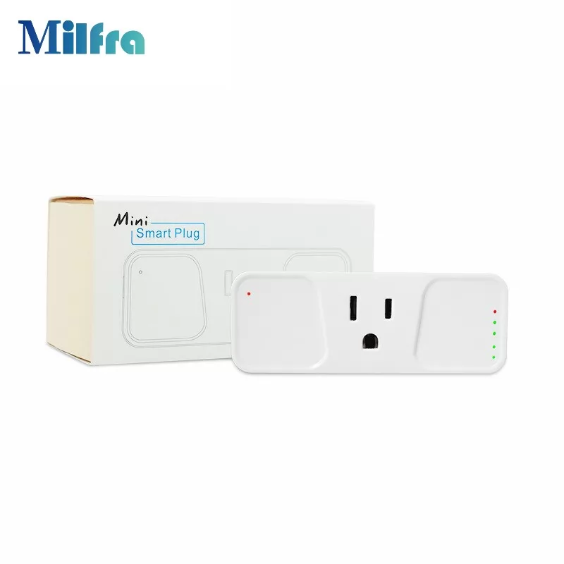 Milfra Remote Control Power Plug,US standard,Wifi Repeater 300mbps,voice control,works with Alexa google home