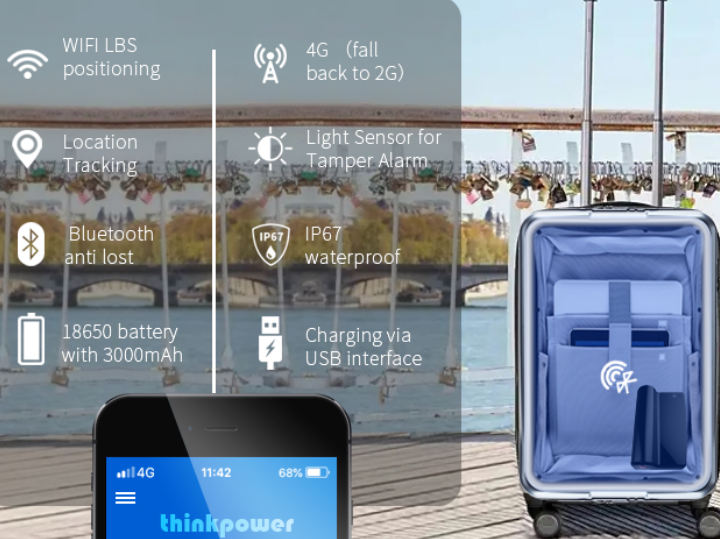 Luggage gps tracker will be released in September this year