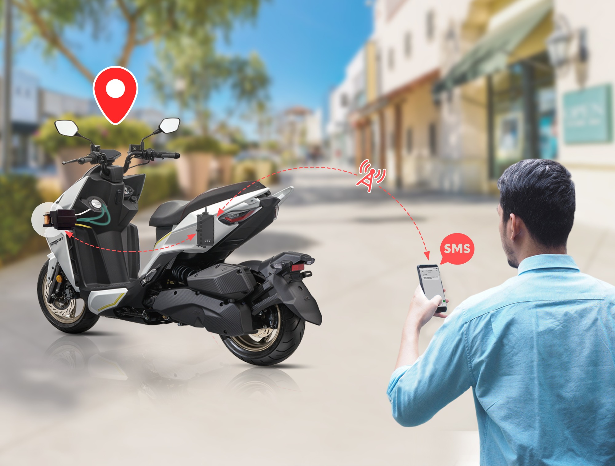 Best GPS Tracking System for  Electric Scooter Management
